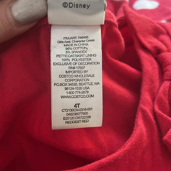 Disney Minnie Mouse Polka Dot Dress - Picture 5 of 5